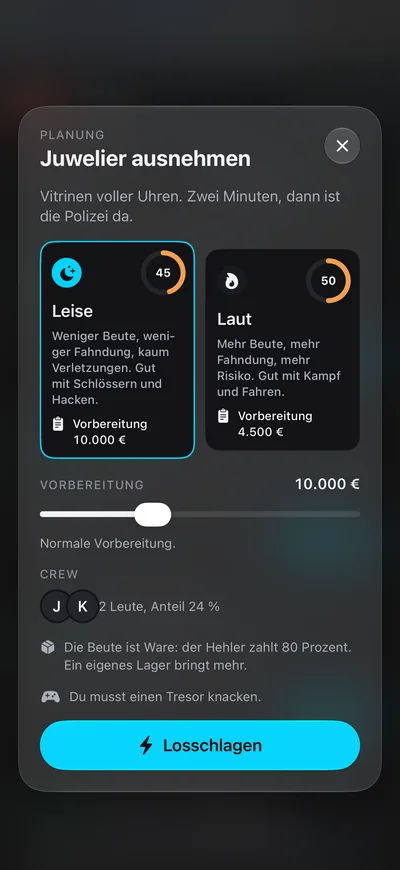 Online-Modus und Bestenliste